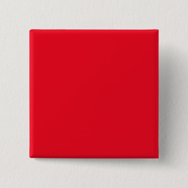 Cherry Red Bright Fashion Color Trend 2014 Custom Button (Vorderseite)