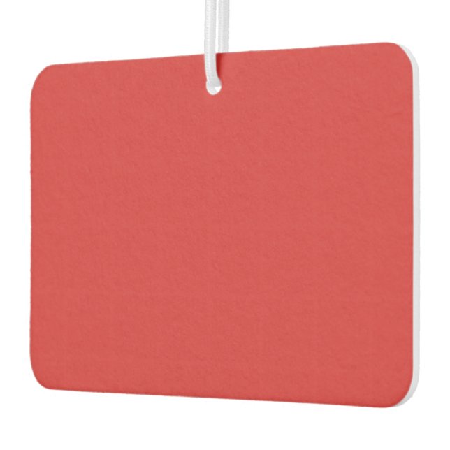 Cherry Red Landscape Rectangle Autolufterfrischer (Links)