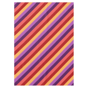 Cherry Red Violet Streifen Medium Tablette Tischdecke