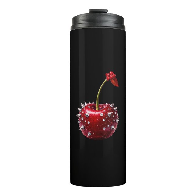 Cherry Rock Style Stainless Steel Flask Thermosbecher (Vorderseite)