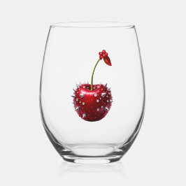Cherry Rock Style Stainless Steel Flask Weinglas Ohne Stiel