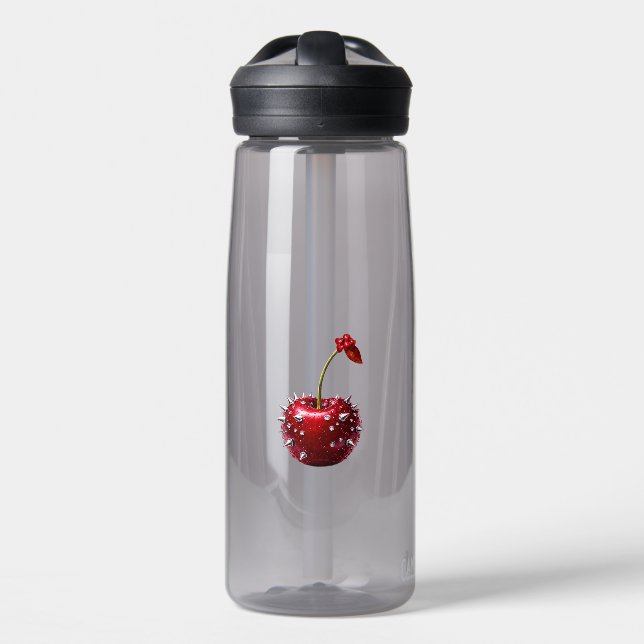 Cherry Rock Style Water Bottle Trinkflasche (Vorne)
