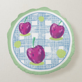 Cherry Round Pillow Rundes Kissen