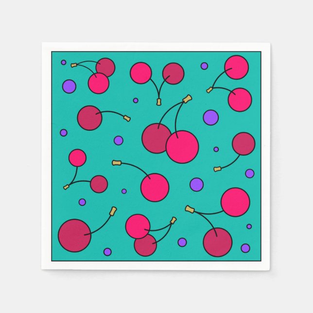 Cherry Serviette (Vorderseite)