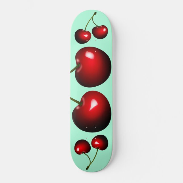 Cherry Skateboard - Ihre Farben (Vorderseite)
