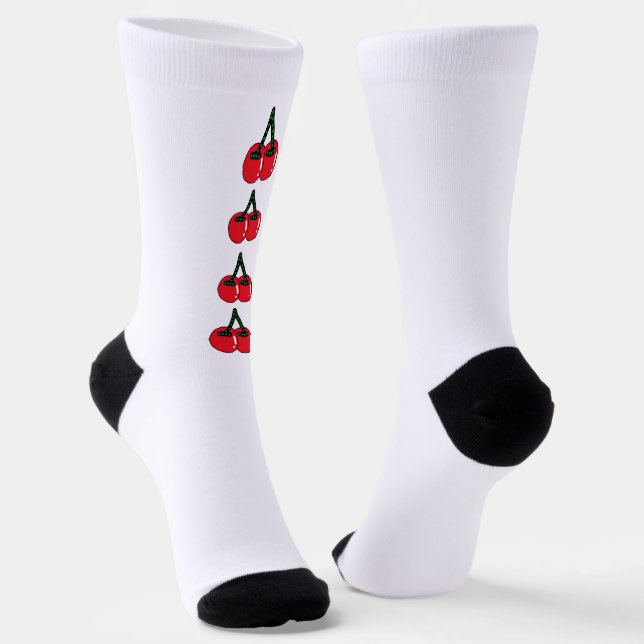 cherry  socken (Gewinkelt)