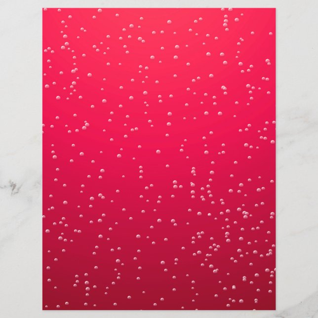 Cherry Soda mit winzigen Bläschen Hintergrundkunst Flyer (Vorne)