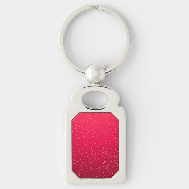 Cherry Soda mit winzigen Bläschen Hintergrundkunst Schlüsselanhänger (Vorderseite)