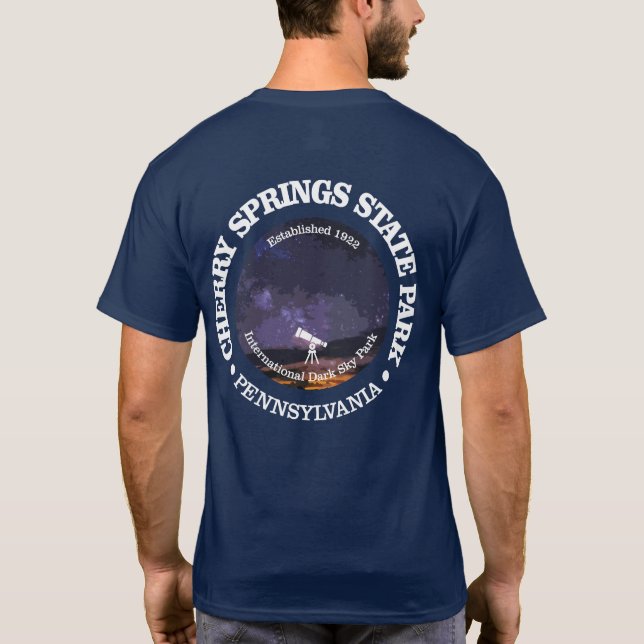 Cherry Springs SP T-Shirt (Rückseite)