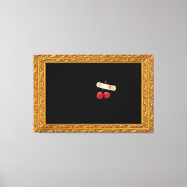 Cherry Stuckarbeiten in der Bemalungsfläche Canvas Leinwanddruck