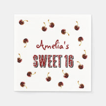 Cherry Sweet 16 Personalisiertes Party