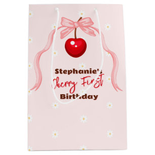 Cherry Sweet Birthday Mittlere Geschenktüte