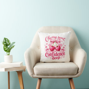 Cherry Sweet Confidence Deep Pinke Koketterie-Zita Kissen