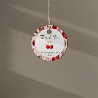 Cherry Sweet Favor Etikett Geschenkanhänger