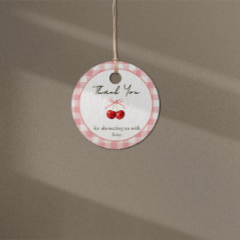 Cherry Sweet Favor Tag Geschenkanhänger