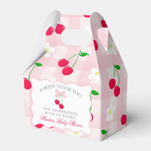 Cherry Sweet Pink Coquette Baby Showbox Geschenkschachtel