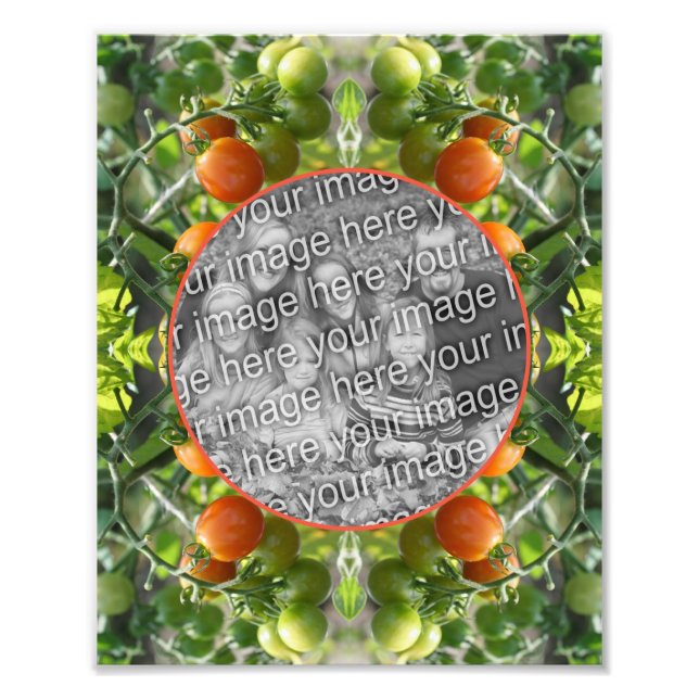 Cherry Tomaten Rahmen Ihre eigenen 8x10 Fotodruck (Vorne)