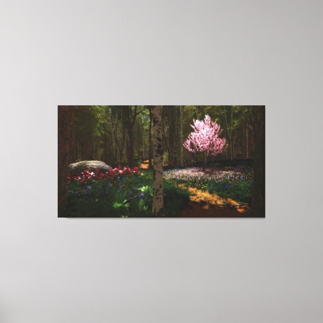 Cherry Tree Concerto Wrapped Canvas Leinwanddruck (Vorderseite)