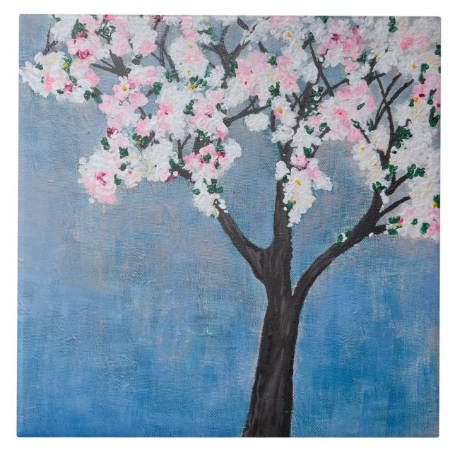 Cherry Tree Fliese (Vorderseite)