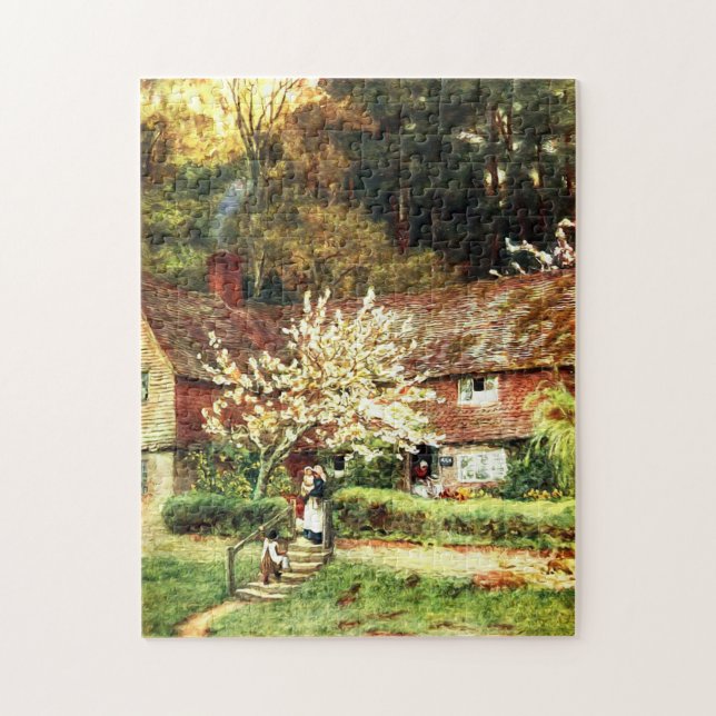 Cherry tree Hütte Chiddingfold Helen Allingham (Vertikal)