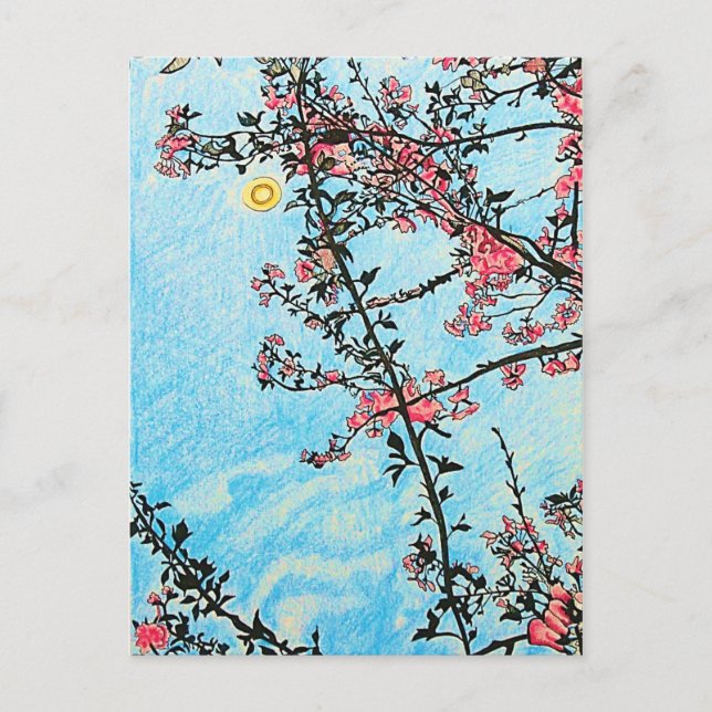 Cherry Tree Postcard Postkarte (Vorderseite)
