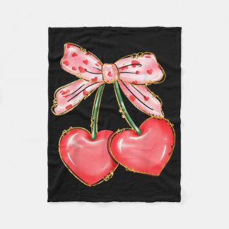 Cherry und Coquette I Liebe Sie Kirry viel Valenti Fleecedecke