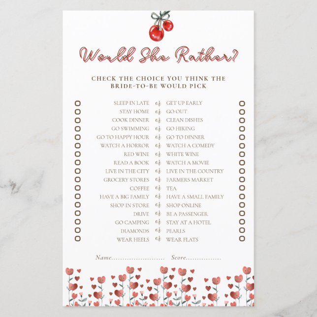 Cherry und Herz würde sie eher spielen (Vorderseite)