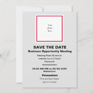 Cherry und Lt. Grey Virtual Bus. Opp. Mt. Save The Date