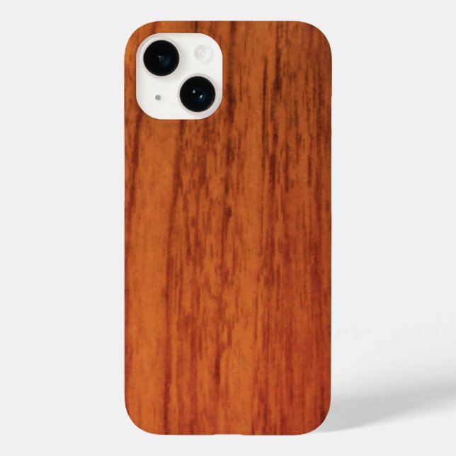 Cherry Wood Print Case-Mate iPhone 14 Hülle (Rückseite)