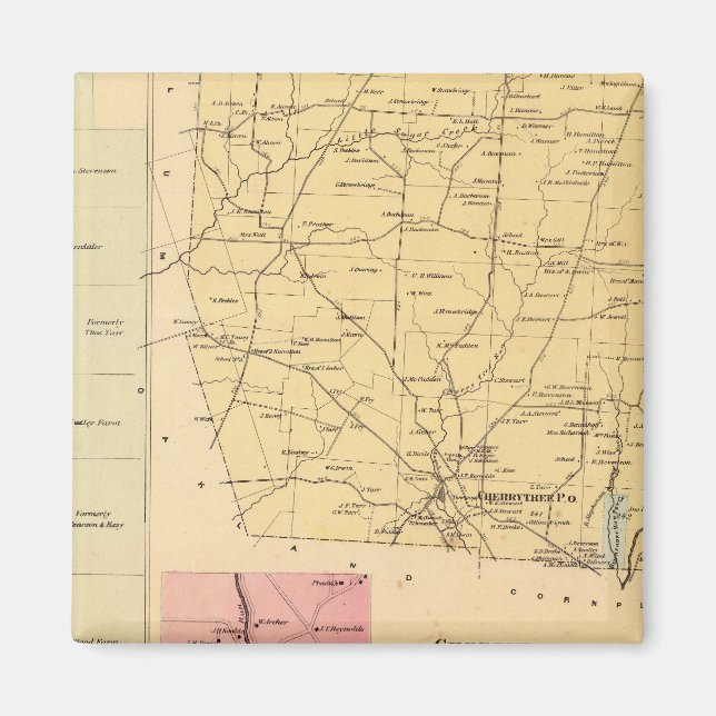 Cherrytree Township Magnet (Vorne)