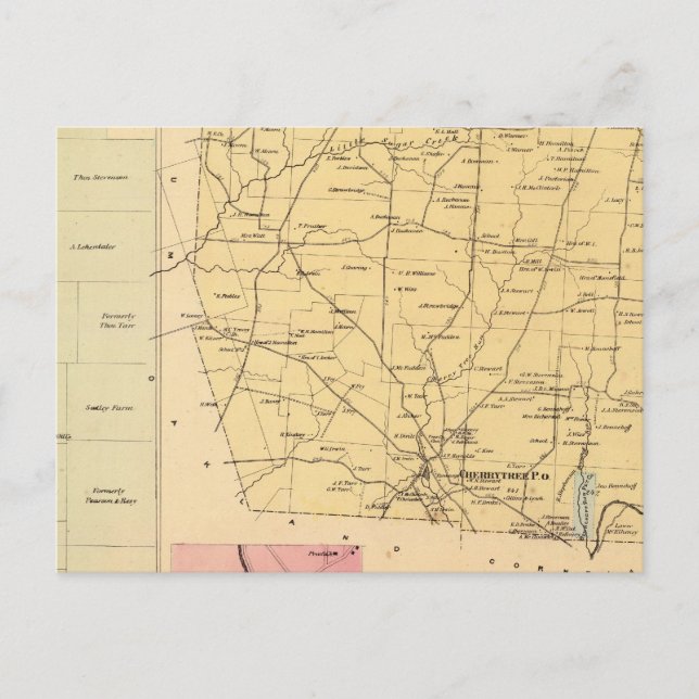 Cherrytree Township Postkarte (Vorderseite)