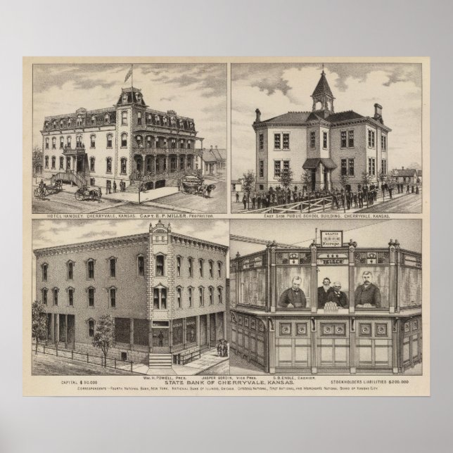 Cherryvale, Kansas Poster (Vorne)