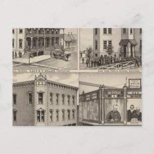 Cherryvale, Kansas Postkarte