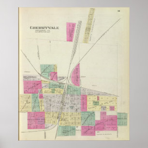 Cherryvale, Montgomery County, Kansas Poster
