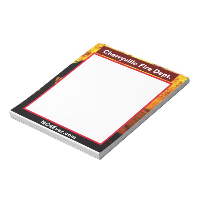 Cherryville Fire Dept. notepad Notizblock (Rotiert)