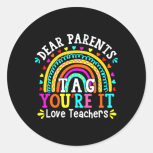 Chers Parents Étiquette Vous Êtes Ça L'Amour Ensei