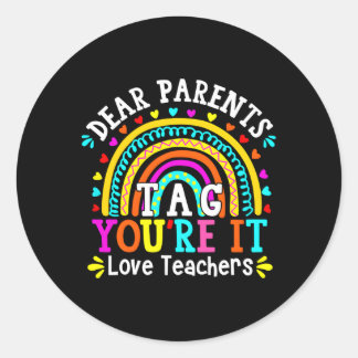Chers Parents Étiquette Vous Êtes Ça L'Amour Ensei