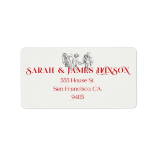 Cherub-Adressenkennzeichen Adressaufkleber