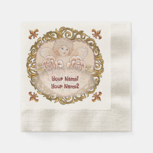 Cherub Angel Hochzeitsnapkins Serviette