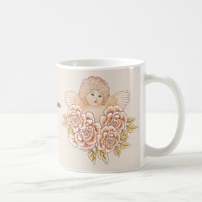 Cherub Angel tasse personnalisée (Droite)