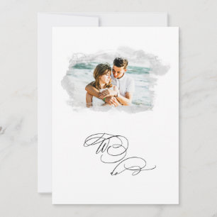 *~* Cherub Banner FOTO AR6 RSVP + QR Hochzeit In Einladung