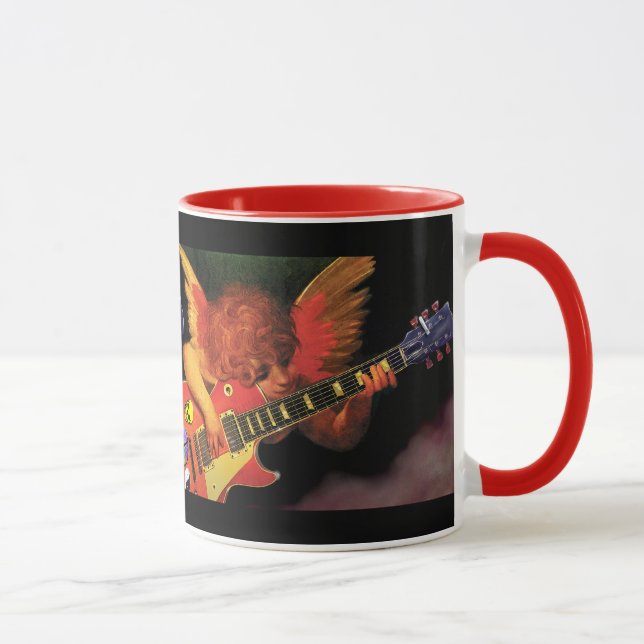 Chérub électrique, tasse à café à deux tons. (Droite)