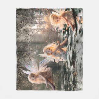 Cherub Fairy Fleecedecke