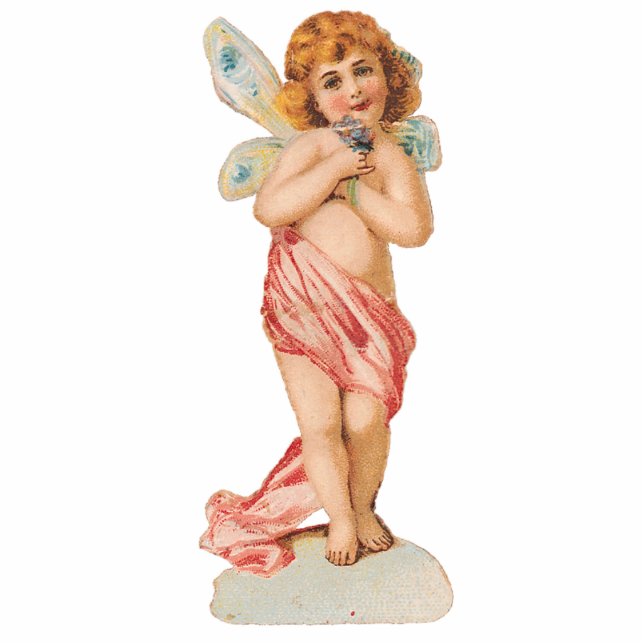 CHERUB FAIRY ORNAMENT FOTOSKULPTUR ORNAMENT (Vorne)