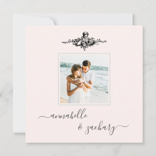 *~* Cherub-Ringe-Bands QR PHOTO AR6 RSVP Hochzeit Einladung