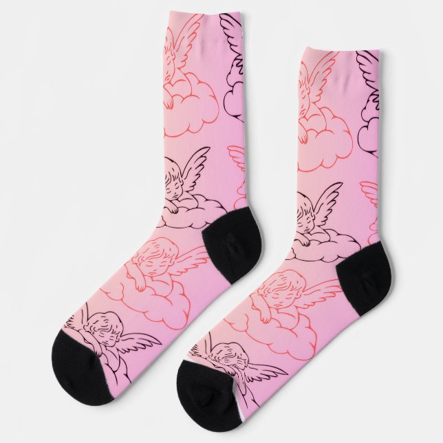 Cherub Socken (Linkes Detail)