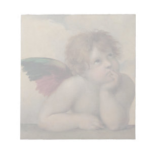 Cherub von Sistine Madonna nach Raphael Notizblock
