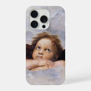Cherubinen, geflügelte Engel Gemälde von Raffael iPhone 15 Pro Hülle