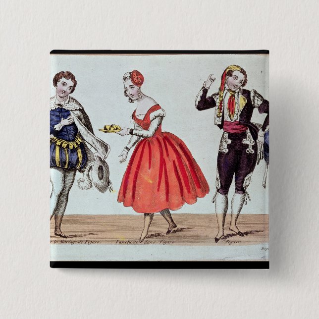 Cherubino, Fanchette und Figaro Button (Vorderseite)