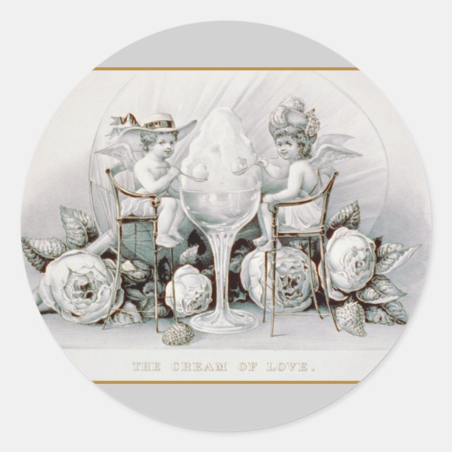 Cherubs & Ice Cream - Aufkleber (Vorderseite)